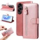 thumbnail image 5 of Funda con Cremallera para Honor 90 Lite, Carcasa Cartera de Cuero PU con Soporte y Tarjetero, 5 of 6