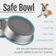 thumbnail image 2 of Cuencos Para Perros De Acero Inoxidable Antideslizantes De 1 8 L (2 Unidades), 2 of 7