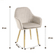thumbnail image 2 of Sitial Poltrona Lineal Gold - Beige, 2 of 3