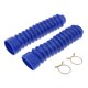 thumbnail image 5 of Caucho de la motocicleta Tenedor delantero polainas Cubiertas de polvo Botas 205x42x30mm Azul, 5 of 5