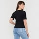 thumbnail image 5 of Polera Mujer Rib Botones Negro Corona, 5 of 7