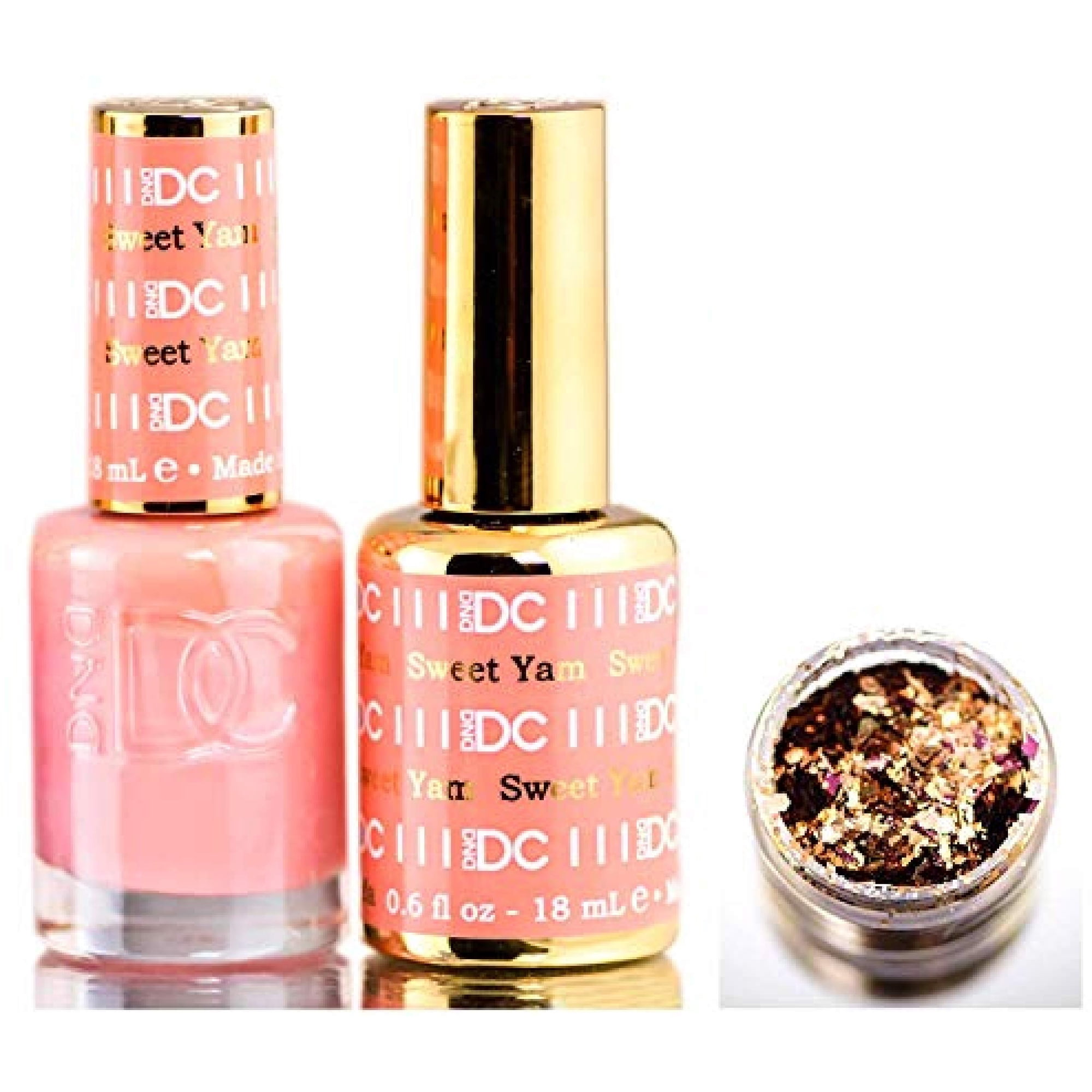 Set De Esmaltes De Uñas Daisy Dnd Dc Oranges, Esmalte En Gel Y Purpurina