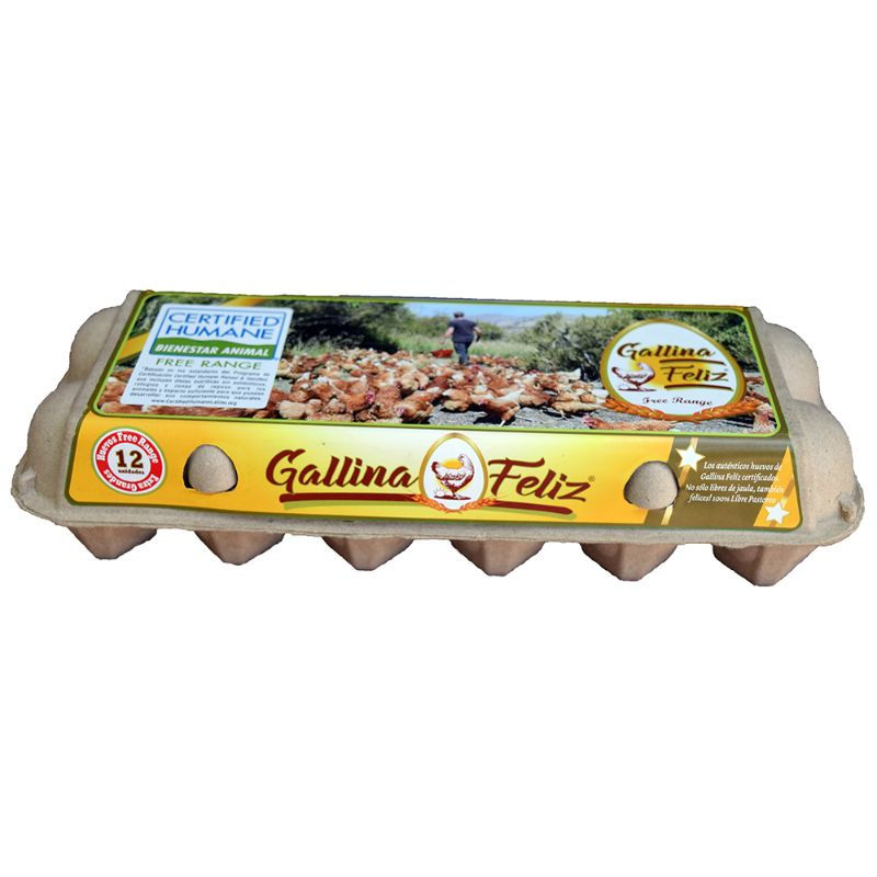 Huevos Gallina Feliz 12 Un