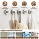 thumbnail image 4 of Uxcell 2Pack Gancho de Ventosa de Acero Inoxidable para Ducha, Ganchos para Toallas sin Taladro, Gancho para Batas de Baño para Ropa Baño Cocina Puerta de Vidrio Espejo, 4 of 7
