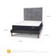 thumbnail image 3 of Cama Europea Curve Premium King + Respaldo Tamesis, 3 of 17