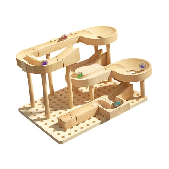 Pista De Madera Para Hacer Tú Mismo, Juguete De Canicas, Pasatiempos, Juguete Para Decoración Del Hogar, Regalo De Cumpleaños, Vacaciones