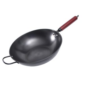 Magideal - Sartén Wok Antiadherente Para El Hogar Sin Cubierta, Sartén De Transferencia, Placa De Cocina De Inducción, Compatible Con Sartén Wok Para Inducción, 36Cm