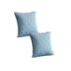 thumbnail image 1 of Set De 2 Fundas De Cojin Serie Abanico 45x45 Cm Celeste, 1 of 4