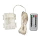 thumbnail image 5 of Lámpara de cuerda para sombrilla de Patio, tiras de lámparas de Led decorativas, lámpara regulable, 8 modos de brillo con control remoto para césped, Blanco verdadero, 5 of 5