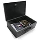 thumbnail image 1 of Caja fuerte Honeywell 6104, resistente al fuego, 0,17 L, negra, con llaves, 1 of 6
