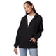 thumbnail image 4 of Sudadera con capucha Hanes Full-Zip Eco-Smart para hombre negra talla S, 4 of 6