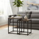 thumbnail image 1 of Mesa De Centro Mesa Auxiliar Mesa Lateral Living Set Rustica, 1 of 3