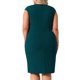 thumbnail image 4 of Agnes Orinda Trajes de Halloween para Mujeres Tallas Grandes Vestido Ajustado de Escuela Colegio con Cuello en V Sin Mangas Casual Midi Lápiz con Cremallera 2X Verde Oscuro, 4 of 7