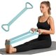thumbnail image 1 of Bandas resistencia figura 8 3 pack gimnasio portátil hogar estiramiento hombre mujer, 1 of 8