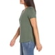 thumbnail image 4 of Camiseta GAP con cuello en V favorita para mujer, color verde escarola, talla S, 4 of 6