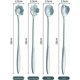 thumbnail image 3 of Set de 4 Cucharas para Café QNCIGER de Acero Inoxidable 18 cm, 3 of 9