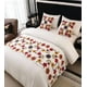 thumbnail image 3 of Piecera bordada para cama sin fundas de cojín diseño 10 color crema, 3 of 3