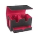 thumbnail image 3 of Caja De Baraja De Cartas Organización Cierre Magnético Contenedor Protección Tarjetero Rojo, 3 of 3