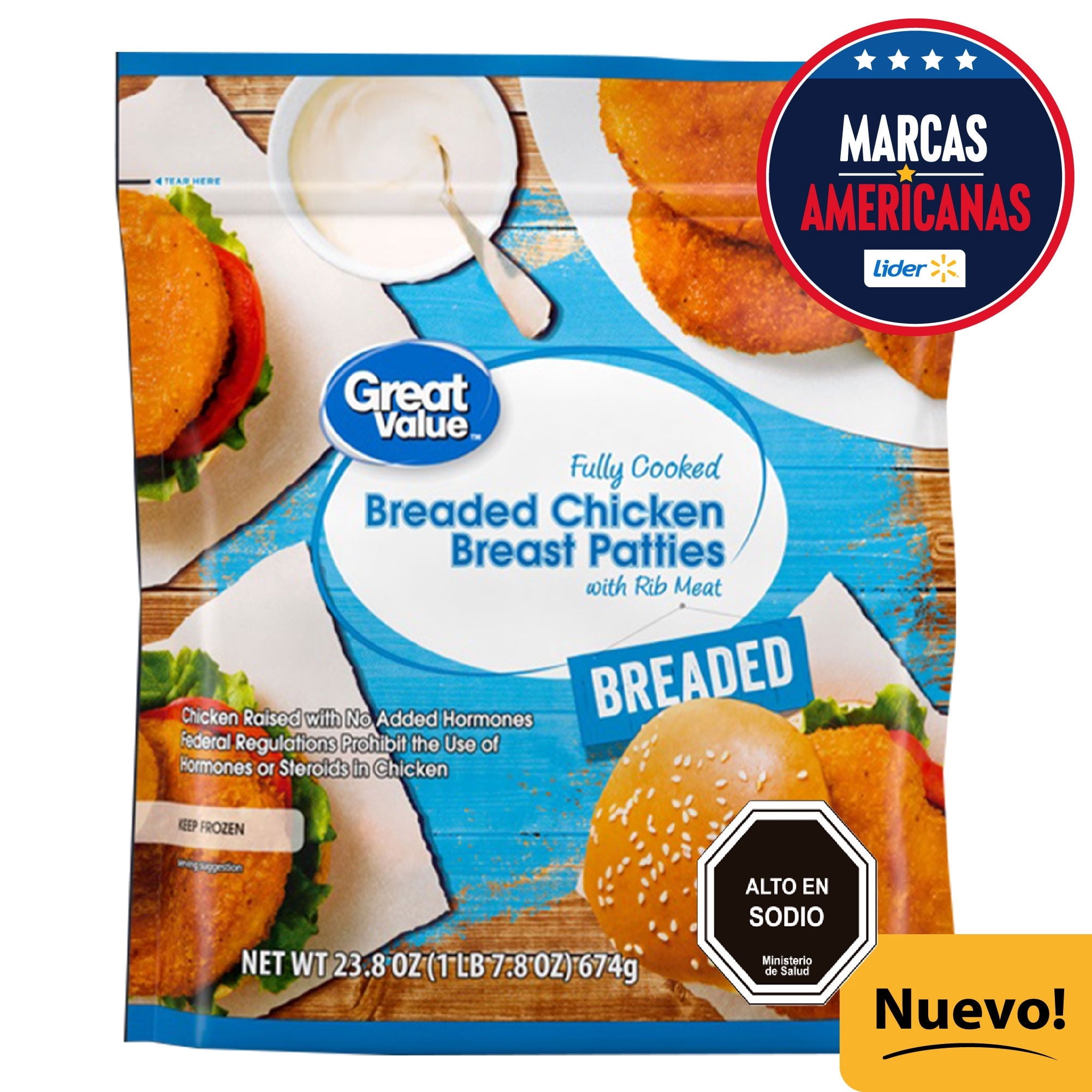 Croquetas De Pollo Sazonadas 674 g Great Value