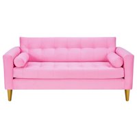 Bodevir - Sofa Retro 3C Felpa 01 Rosado