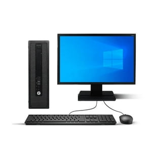 Kit Monitor + Pc Hp Prodesk 600 G1 Sff I5 8Gb 500Gb Reacondicionado Grado A