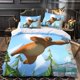 thumbnail image 1 of ed Grizzy and the lemmings Bedding Set Bed Set Adult Kid Bedroom Duvet cover Sets Bed Sheets, 1 of 5