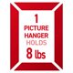 thumbnail image 3 of Perchas para marcos de fotos Command Universal Frame Hangers, 3 of 9