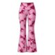 thumbnail image 5 of Calza Mujer Flare Scrunch Tiro Alto Tie Dye Corte Acampanado Burdeo, 5 of 6