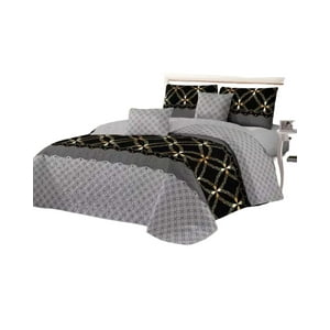 Genérico - Cubrecama Quilt Reversible Elegante Y Liviano 2 Plazas