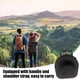 thumbnail image 3 of Estuche de viaje para sombreros de vaquero, resistente a los golpes, organizador con asa y correa para el hombro, ideal como regalo para la mayoría de sombreros de vaquero., 3 of 7