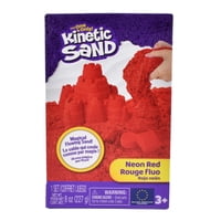 Ansaldo - Arena Mágica Neón 227 Gramos Kinetic Sand - Rojo Neón