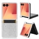 thumbnail image 1 of Funda Cartera Lunares Samsung galaxy Z Flip7 con Tarjetero, Correa y Soporte Plata, 1 of 5
