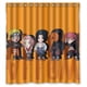 thumbnail image 1 of Cortina de ducha Naruto Shippuuden, juego de cortina de baño con ganchos, tamaño 66 x 72 pulgadas, 1 of 3