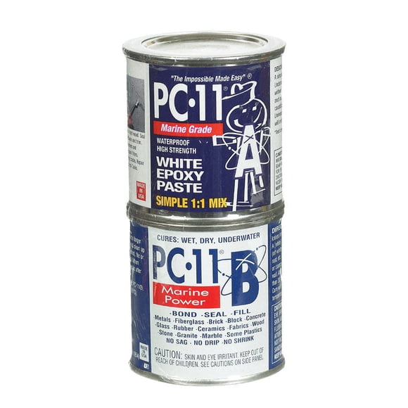 Epoxi PC-11 Marine multiusos de alta resistencia, blanco roto, 480 ml