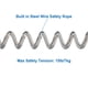 thumbnail image 5 of Mosquetón Lix&Rix de 45 cm extensible para pesca – juego de 3 piezas, 5 of 6