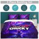 thumbnail image 5 of Bride of Chucky Bedding Set Duvet Cover Comfortable and Lightweight Cartoon Bedding 3 Piece Bed Set, 5 of 5