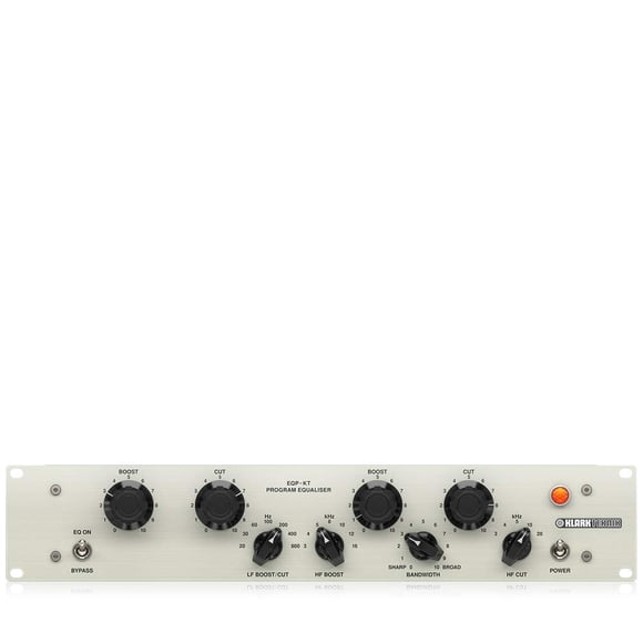 Ecualizador Klark Teknik EQP-KT Tube Classic de 2 bandas