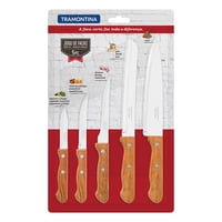 Juego De Cuchillos De Cocina Tramontina Dinamyc 5 Piezas