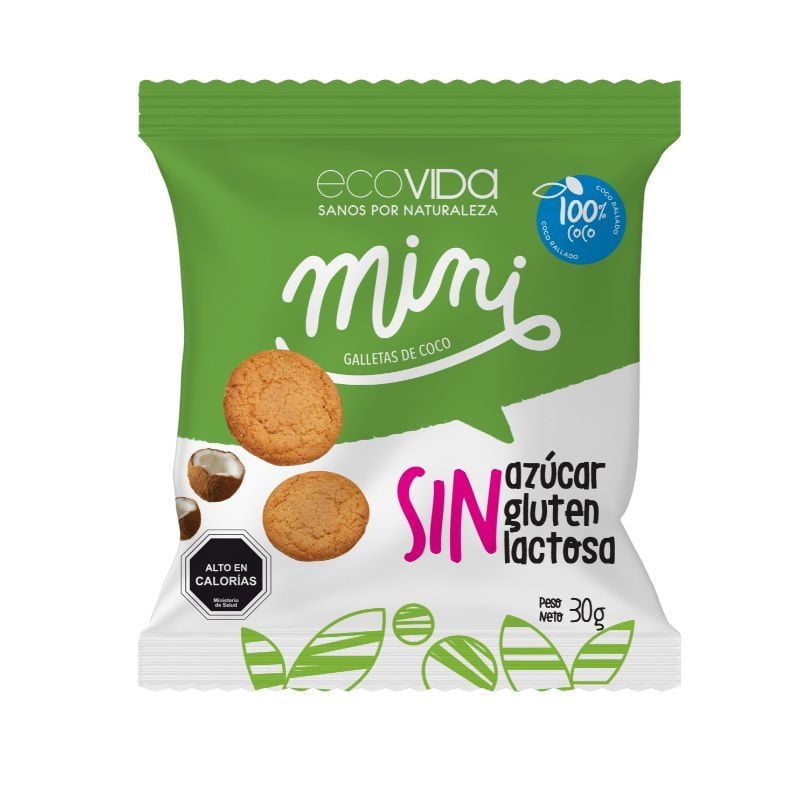 Galleta Mini Coco S/gluten 30 g Ecovida