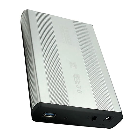 USB 3.0 A SATA Externo 3.5 Pulgadas HDD Case Dock Disco Duro HD SSD Box Silver