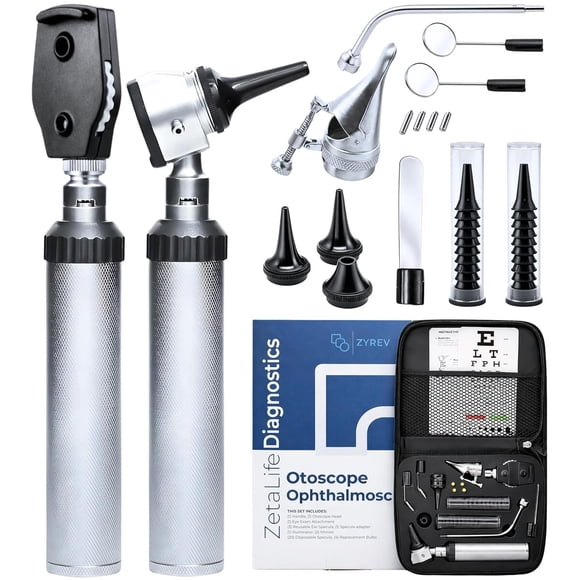 Set Diagnóstico Otoscopio Oftalmoscopio 36 Piezas Médico