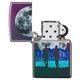 thumbnail image 4 of Lighter Zippo Moon Design Iridiscente Pocket Original, 4 of 6