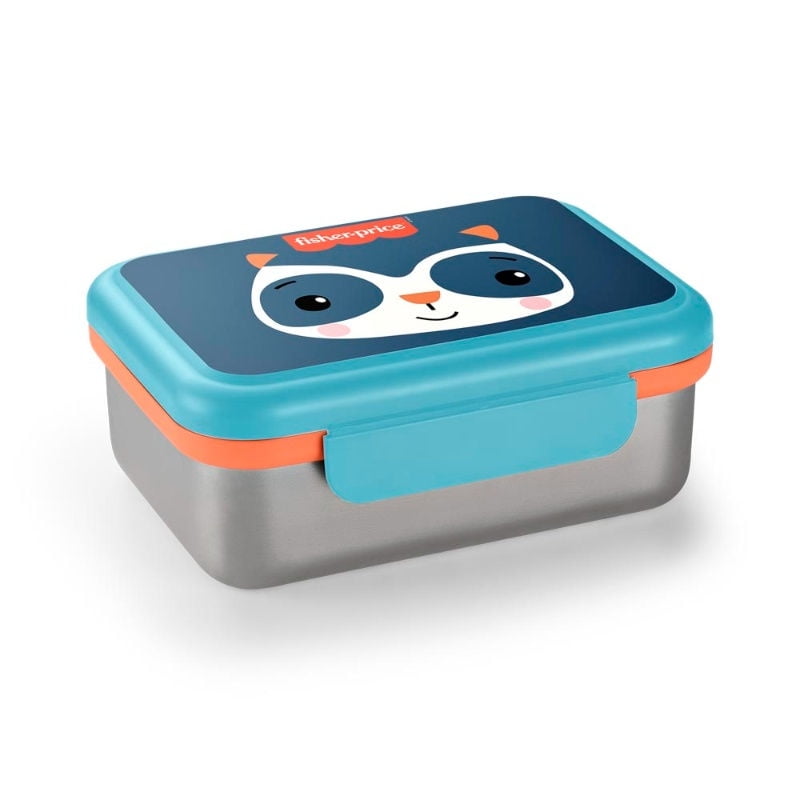 Fisher Price - Lonchera Bento Box Inoxidable Caliente Y Frio Azul