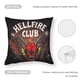 thumbnail image 5 of El Club del Fuego Infernal Fundas de almohada de terciopelo con tema, regalos de funda de almohada, decoración para el hogar, cojín de lanzar, regalo de cumpleaños para fans y parejas.66*66cm., 5 of 6