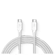thumbnail image 1 of LOGiiX Vibrance Connect 100W USB-C to USB-C Silver, 1 of 2