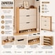 thumbnail image 5 of Zapatero Organizador  De Entrada Moderno Blanco con cafe, 5 of 5