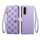 thumbnail image 1 of Funda Billetera con Cierre para [samsung galaxy A36] con Tarjetero, Soporte y Correa de ManoMorado, 1 of 5