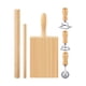 thumbnail image 1 of Herramienta De Fabricación De Pastas Rolling Pin Rolling Gnocchi HABOR DE PASTA PARA REGALOS DIY CASA 6 Piezas, 1 of 5