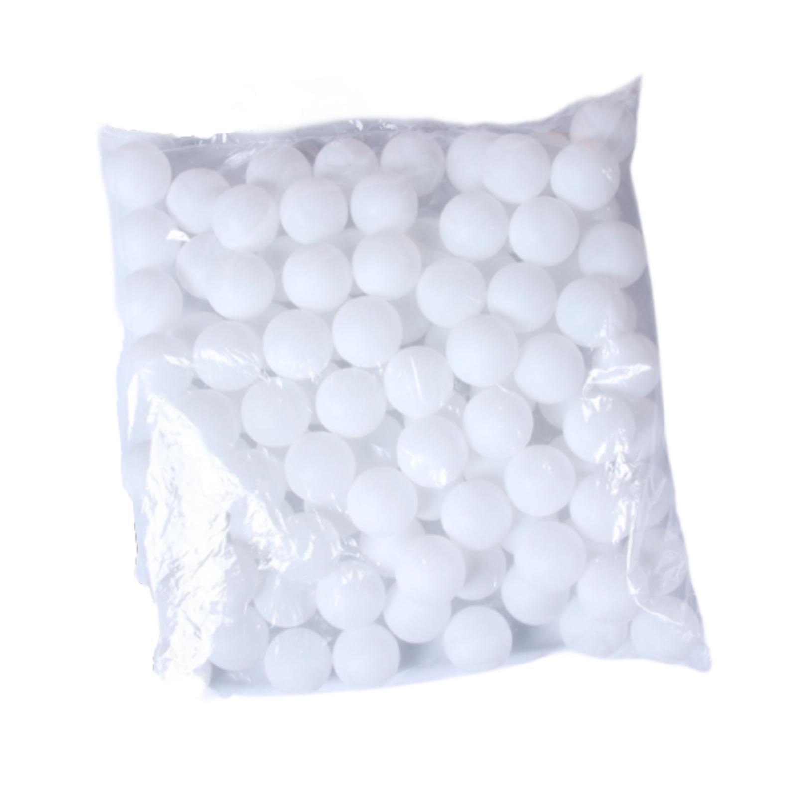 Magideal - Pelotas De Pong, Pelotas De Tómbola, Repuesto De Entretenimiento, Pelotas De Juego De Bingo Multiusos De 40Mm Para Suministros De Fiesta, Juegos De Pi 150 Piezas Blancas