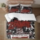 thumbnail image 1 of Halloween Rob Zombie 3-Piece Bedding Set For Kids Boys Girls Adult Cartoon Warm Cute Fashion Holiday Present Gift Bed Sheets, 1 of 5